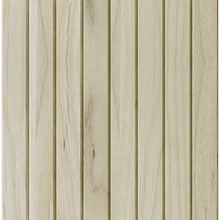 1-1/2 Thin Bevel Slat Tambour - Paint Grade (12W X 48L)